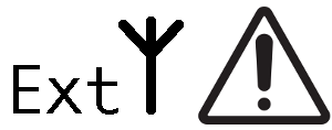 Antenne connector label